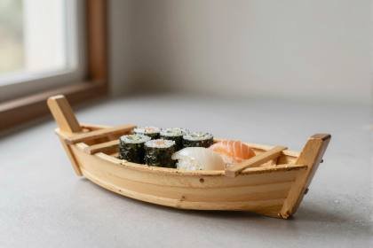 Sushi-Boot (quer)
