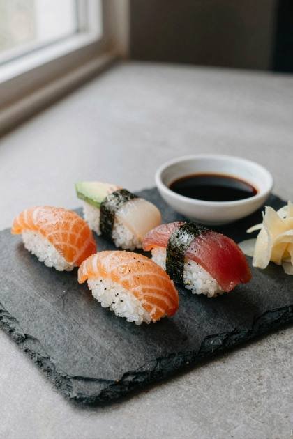 Sushi-Platte (hoch)