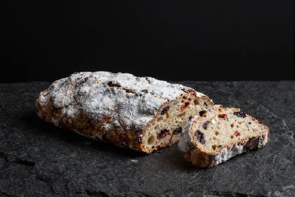 Stollen frisch angeschnitten