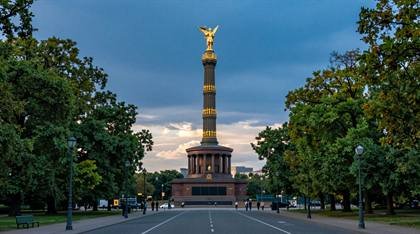 Siegessäule am Abend