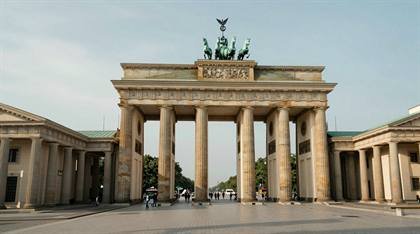 Brandenburger Tor bei Tageslicht