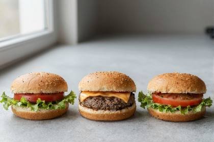 Burger-Zutaten (quer)