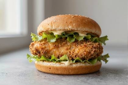 Hähnchenburger (quer)
