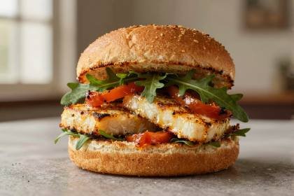 Halloumi-Burger