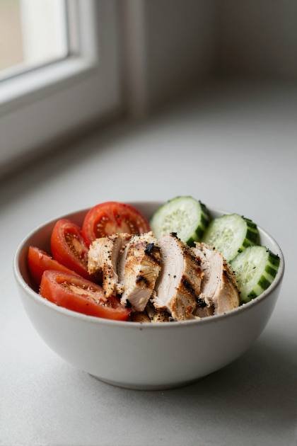 Hähnchensalat (hoch)