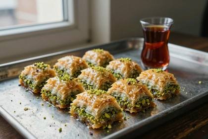 Baklava mit Pistazien
