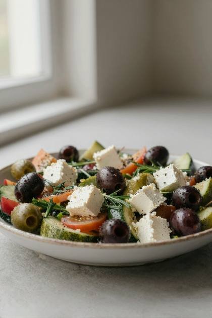 Großer Salat (hoch)