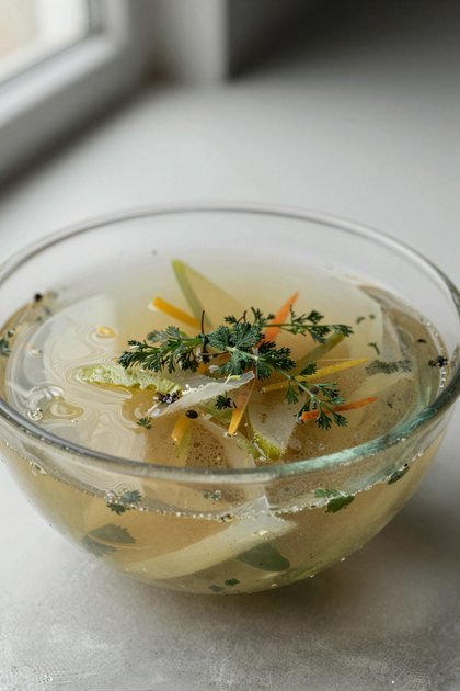 Klare Suppe (hoch)