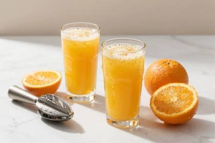 Frisch gepresster Orangensaft