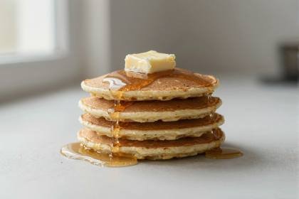 Pancake-Turm (quer)