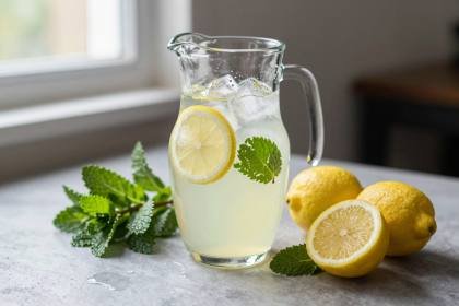 Zitronen-Minz-Limonade
