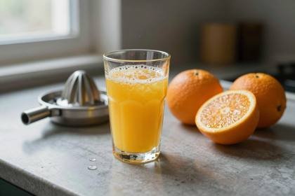 Frisch gepresster Orangensaft
