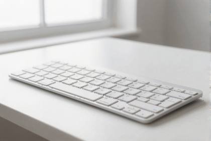 Ausgebaute Laptoptastatur