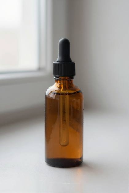 Serum mit Pipette (hoch)