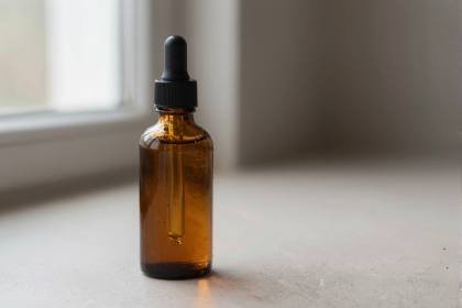 Serum mit Pipette (quer)