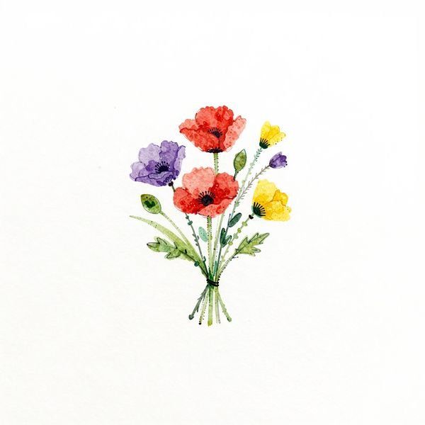 Wildblumenstrauß — Blumenladen