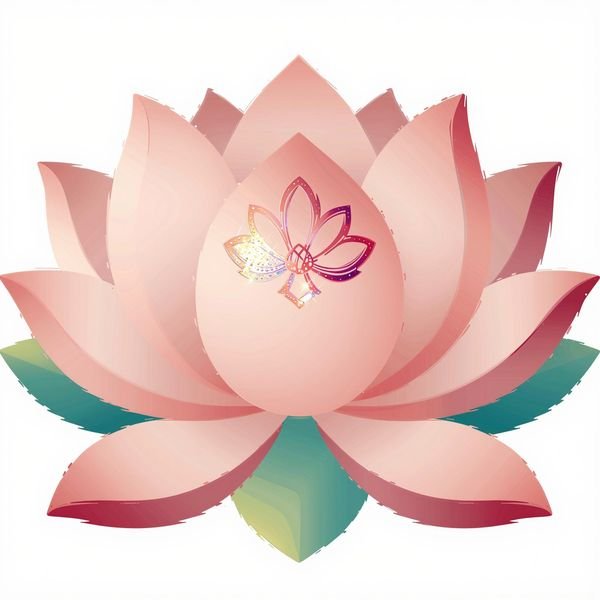 Lotusblüte in Roségold — Kosmetikstudio