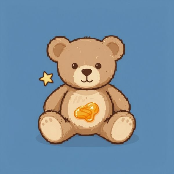 Teddy mit Stern — Spielwaren