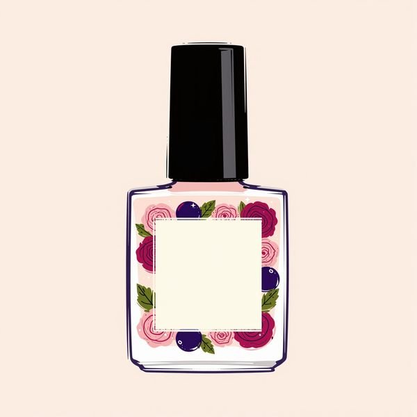 Nagellack mit Funkeln — Nagelstudio