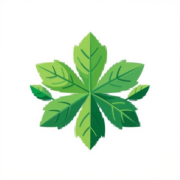 Blätter-Rosette — Natur & Bio