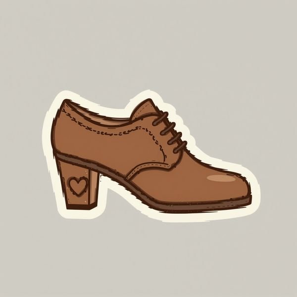 Schuh mit Schwunglinien — Schuhgeschäft
