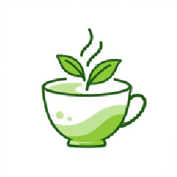 Teeblatt in der Tasse — Teeladen