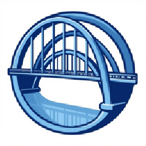 Bogenbrücke mit Spiegelung — Beratung