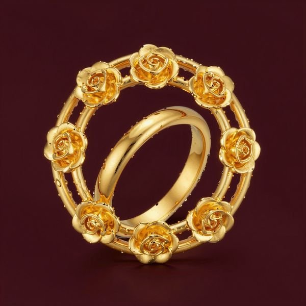 Goldringe im Rosenkranz — Hochzeiten & Events