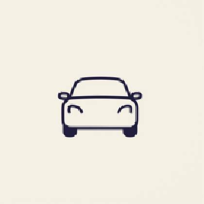 Auto (Strichlinie)