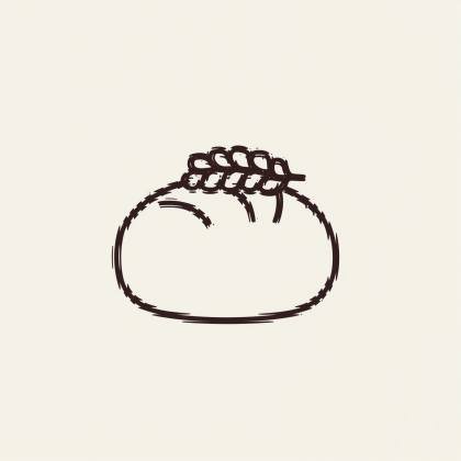 Brotlaib (Strichlinie)