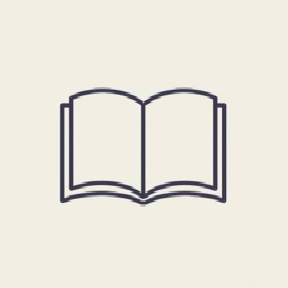 Offenes Buch (Strichlinie)