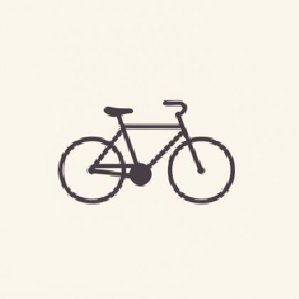Fahrrad (Strichlinie)