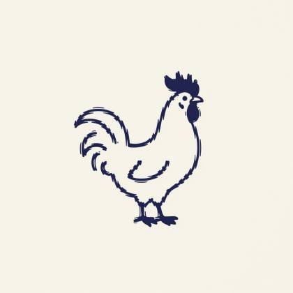 Hahn (Strichlinie)
