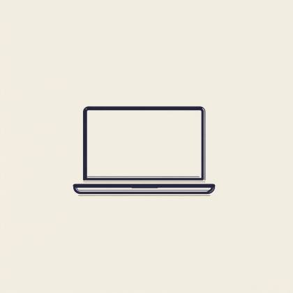 Laptop (Strichlinie)