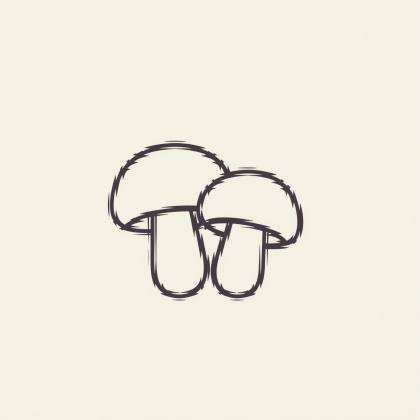 Pilze (Strichlinie)