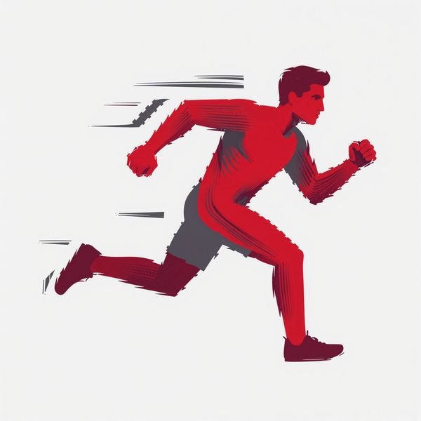 Roter Sprinter — Sport & Fitness