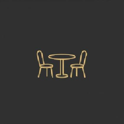 Bistrotisch (Monolinie)