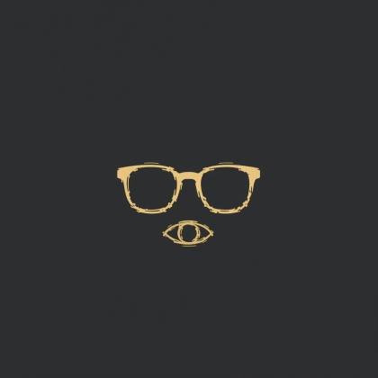 Brille & Auge (Monolinie)