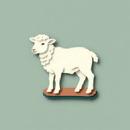 Lamm (Papierschnitt)