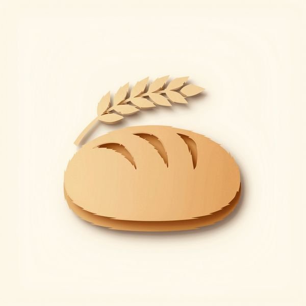 Geschichteter Brotlaib — Bäckerei