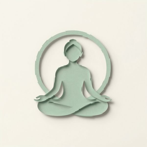 Geschichteter Lotussitz — Yoga