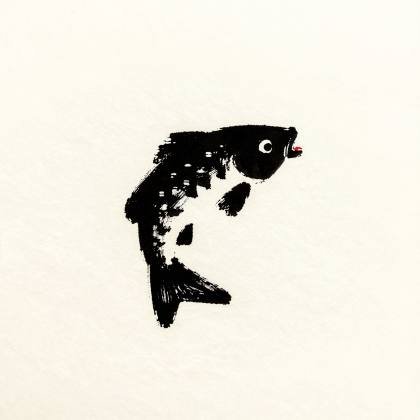 Fisch (Tuschepinsel)
