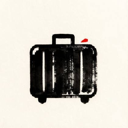 Reisekoffer (Tuschepinsel)
