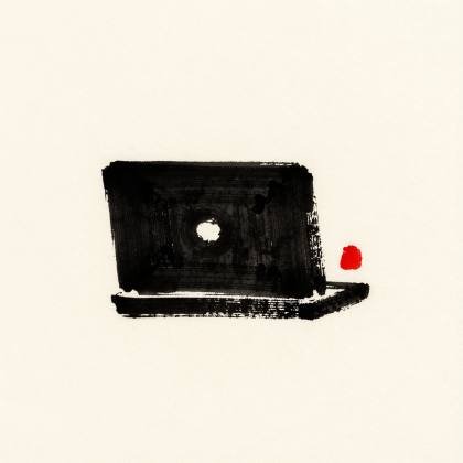 Laptop (Tuschepinsel)