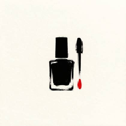 Nagellack (Tuschepinsel)