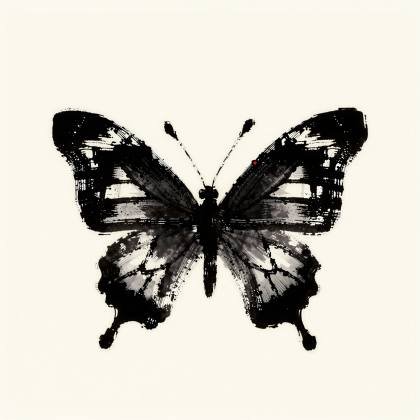 Schmetterling (Tuschepinsel)