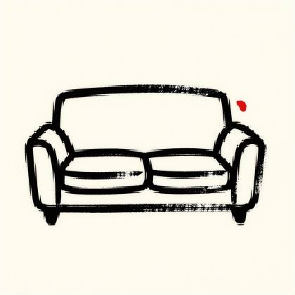 Sofa (Tuschepinsel)