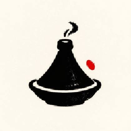 Tajine (Tuschepinsel)