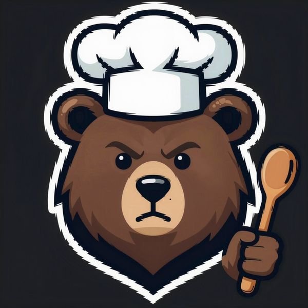 Bär mit Kochlöffel — Restaurant