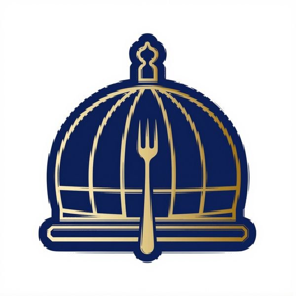 Kuppel mit Gabel — Orientalisches Restaurant